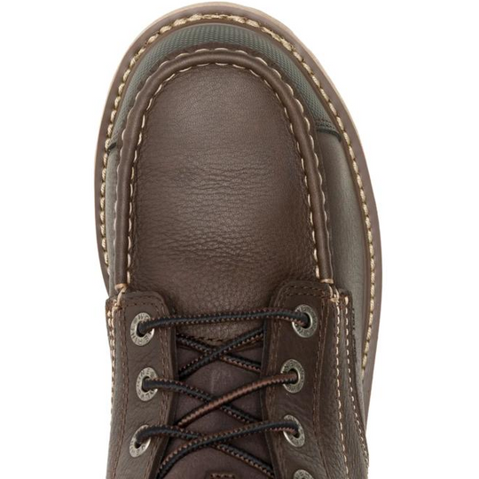 Wolverine Men's Loader 6" Comp Toe Waterproof Carbonmax Work Boot- Brown- W261030 - Overlook Boots