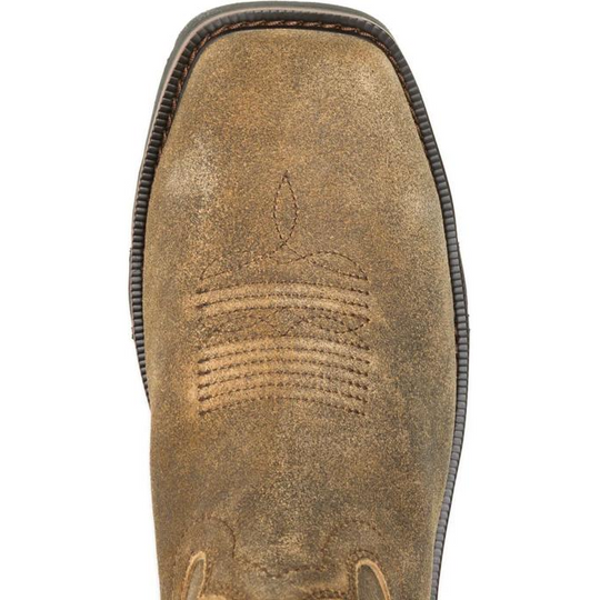 Wolverine Men's Rancher Steel Toe Waterproof Wellington Work Boot- Brown- W261047 - Overlook Boots