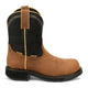 Justin Women's Darby 8" Nano Composite Toe Waterproof Western Work Boot - Cognac - GY9945 - Side Profile - Overlook Boots