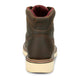 Justin Men's Akron 6" Soft Toe Moc Toe Work Boot - Hickory - HL260 - Back View - Overlook Boots