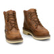 Justin Men's Akron 6" Soft Toe Moc Toe Work Boot - Walnut - HL262 - Pair - Overlook Boots