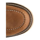 Justin Men's Akron 6" Soft Toe Moc Toe Work Boot - Walnut - HL262 - Top View - Overlook Boots