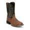 Justin Men's Lytle 11" Soft Toe Waterproof Western Work Boot - Brown - MV4590 - Front Angle - Overlook Boots