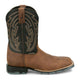 Justin Men's Lytle 11" Soft Toe Waterproof Western Work Boot - Brown - MV4590 - Side Profile - Overlook Boots