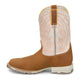 Justin Men's Lytle 11" Soft Toe Waterproof Western Work Boot - Cognac - MV4594 - Inside Profile - Overlook Boots