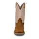 Justin Men's Lytle 11" Steel Toe Waterproof Western Work Boot - Brown/White - MV4595 - Front View - Overlook Boots