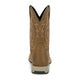 Justin Men's Lytle 11" Steel Toe Waterproof Western Work Boot - Brown - MV4599 - Back View - Overlook Boots