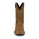 Justin Men's Lytle 11" Steel Toe Waterproof Western Work Boot - Brown - MV4599 - Front View - Overlook Boots