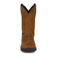 Justin Men's Trencher 11" Soft Toe Waterproof Western Work Boot - Brown - PD4066 - Front View - Overlook Boots