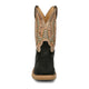 Justin Men's Bolt 11" Composite Toe Waterproof Western Work Boot - Black - SE4135 - Front View - Overlook Boots