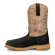 Justin Men's Bolt 11" Composite Toe Waterproof Western Work Boot - Black - SE4135 - Inside Profile - Overlook Boots