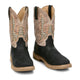 Justin Men's Bolt 11" Composite Toe Waterproof Western Work Boot - Black - SE4135 - Pair - Overlook Boots
