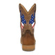 Justin Men's Bolt 11" Soft Toe Waterproof Western Work Boot - Pecan - SE4136 - Back View - Overlook Boots