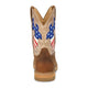 Justin Men's Bolt 11" Composite Toe Waterproof Western Work Boot - Pecan - SE4137 - Back View - Overlook Boots