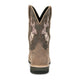 Justin Men's Bolt 11" Composite Toe Waterproof Western Work Boot - Antique Brown - SE4139 - Back View - Overlook Boots