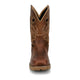 Justin Men's Oilpatch 11" Nano Composite Toe Waterproof Western Work Boot - Tan - WR4149 - Front View - Overlook Boots