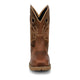 Justin Men's Oilpatch 11" Nano Composite Toe Waterproof Puncture Resistant Western Work Boot - Brown - WR4153 - Front View - Overlook Boots