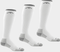 Men's Darn Tough Westerner Over-the-Calf Lightweight Work Sock 3-Pack - White Medium / White - Overlook Boots