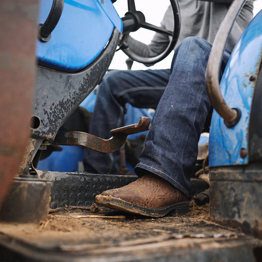 Durango Men's Workhorse 11" Steel Toe Pull On Work Boot - Black- DDB0529 - Overlook Boots