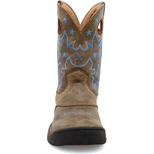 Twisted X Women's All Round 9" Round Toe Pull On Work Boot - Bomber - WAB0004 - Overlook Boots