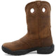 Twisted X Women's All Round 9" Round Toe Pull On Work Boot - Saddle - WAB0001 - Overlook Boots