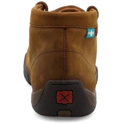 Twisted X Men's Chukka Driving Moc Toe Waterproof Work Shoe - Saddle - MDMW001 - Overlook Boots