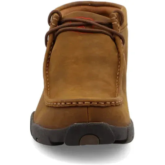Twisted X Men's Chukka Driving Moc Toe Waterproof Work Shoe - Saddle - MDMW001 - Overlook Boots