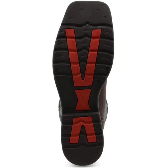 Twisted X Men's Lite 12" Steel Toe Western Work Boot - Cognac - MLCS006 - Overlook Boots