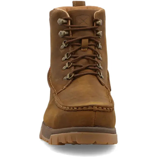 Twisted X Men's CellStretch 6" Comp Toe Lace Up Work Boot - Saddle - MXCC001 - Overlook Boots