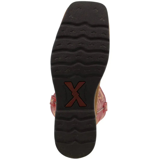 Twisted X Women's 11" Steel Toe Waterproof Western Work Boot - Latigo - WLCS003 - Overlook Boots