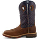 Twisted X Men's CellStretch 12" Alloy Toe Western Work Boot - Mocha - MXBAW01 - Overlook Boots
