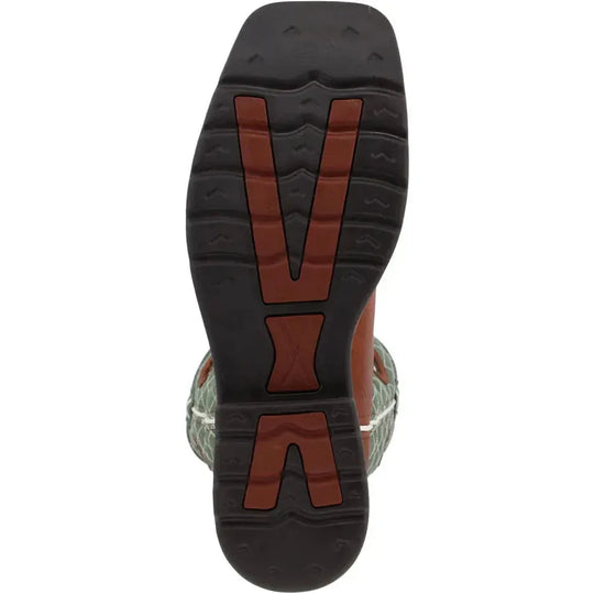 Twisted X Men's Lite 12" Steel Toe Western Work Boot - Lime - MLCS002 - Overlook Boots