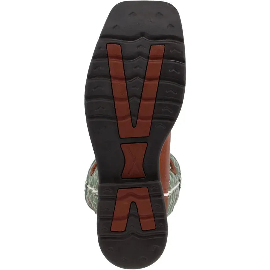 Twisted X Men's Lite 12" Steel Toe Western Work Boot - Lime - MLCS002