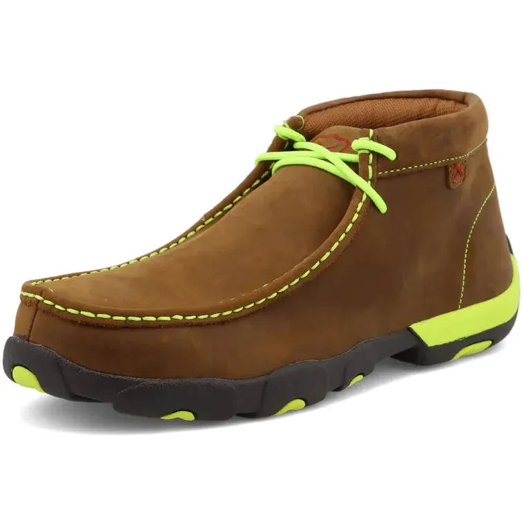Twisted X Men's Chukka Driving Steel Toe Work Shoe - Saddle - MDMST02 - Overlook Boots