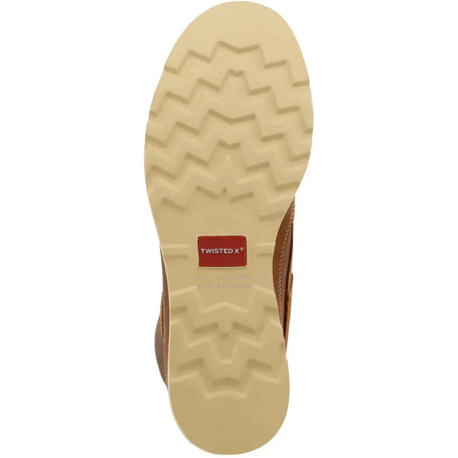 Twisted X Men's 4" Steel Toe Wedge Sole Work Boot- Brown- MCAS001 - Overlook Boots