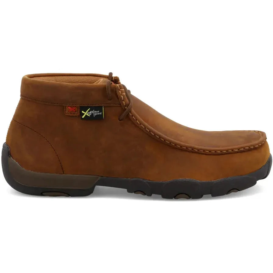 Twisted X Men's Chukka Driving Steel Toe Work Boot- Peanut- MDMSM01 7 / Medium / Peanut - Overlook Boots