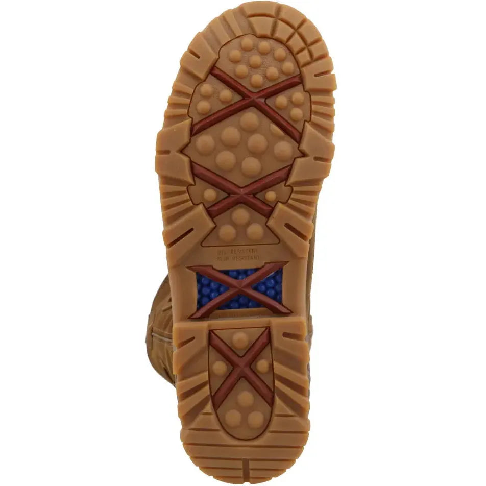 Twisted X Men's CellStretch 11" Comp Toe Metguard Pull On Work Boot - Saddle - MXCNM01 - Overlook Boots