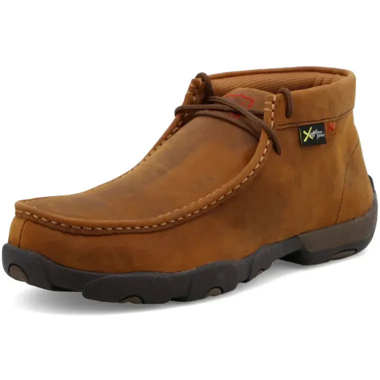 Twisted X Men's Chukka Driving Steel Toe Work Boot- Peanut- MDMSM01 - Overlook Boots