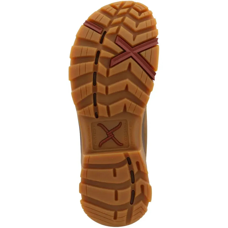 Twisted X Men's Oblique 6" Comp Toe Waterproof Western Work Boot - Saddle - MFSWNW1