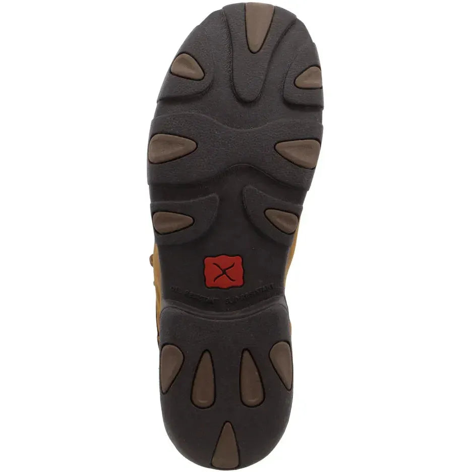 Twisted X Men's Chukka Driving Moc Toe Waterproof Work Shoe - Saddle - MDMW001 - Overlook Boots