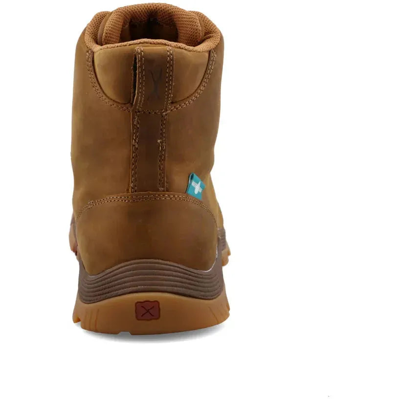 Twisted X Men's Oblique 6" Comp Toe Waterproof Western Work Boot - Saddle - MFSWNW1