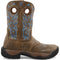Twisted X Women's All Round 9" Round Toe Pull On Work Boot - Bomber - WAB0004 5.5 / Medium / Brown - Overlook Boots