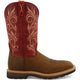 Twisted X Women's 11" Steel Toe Waterproof Western Work Boot - Latigo - WLCS003 5.5 / Narrow / Brown - Overlook Boots