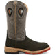 Twisted X Men's CellStretch 12" Alloy Toe Western Work Boot - Grey - MXBA002 7 / Medium / Black - Overlook Boots