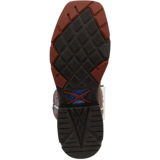Twisted X Men's CellStretch 12" Alloy Toe Western Work Boot - Mocha - MXBAW01 - Overlook Boots