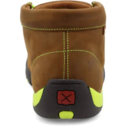 Twisted X Men's Chukka Driving Steel Toe Work Shoe - Saddle - MDMST02 - Overlook Boots