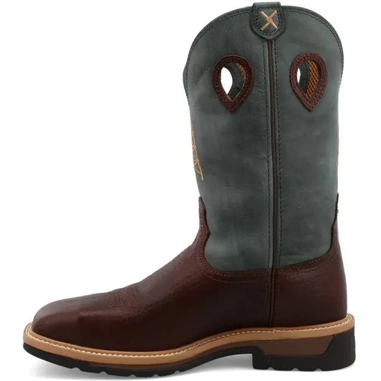 Twisted X Men's Lite 12" Steel Toe Western Work Boot - Cognac - MLCS006 - Overlook Boots