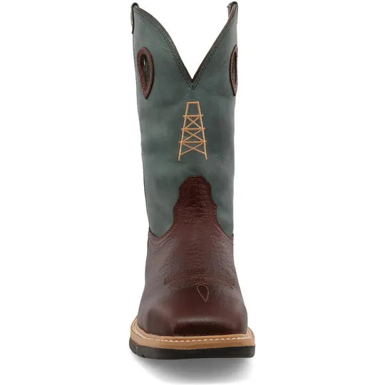 Twisted X Men's Lite 12" Steel Toe Western Work Boot - Cognac - MLCS006 - Overlook Boots