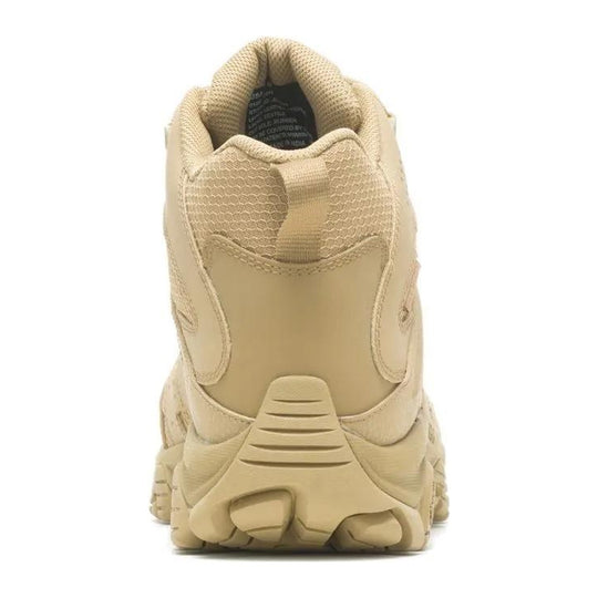 Merrell Tactical Men's Moab 3 Mid Tactical Waterproof Work Boot - Dark Coyote - J004111 - Overlook Boots