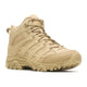 Merrell Tactical Men's Moab 3 Mid Tactical Waterproof Work Boot - Dark Coyote - J004111 3.5 / Medium / Dark Coyote - Overlook Boots